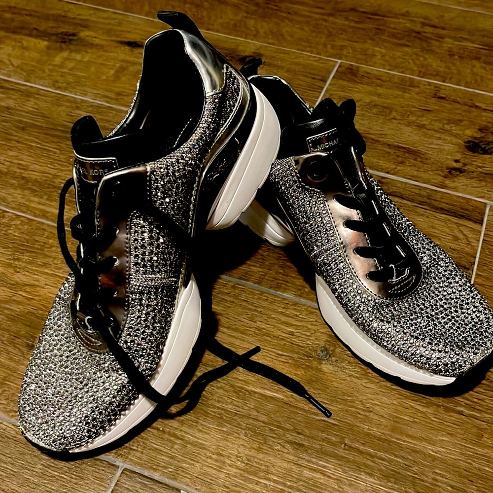 Michael Kors Jada Rhinestone Embellished sneaker